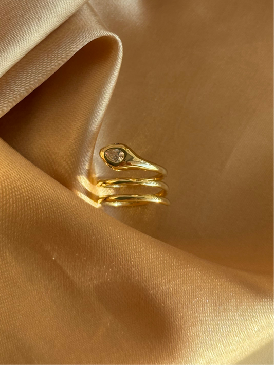 Yılan Yüzük 14 Ayar Serisi