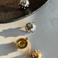 Steel Pearl Ball Earrings