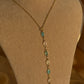 Colorful Stone "Y" Necklace