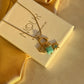 Turquoise Stone Design Necklace
