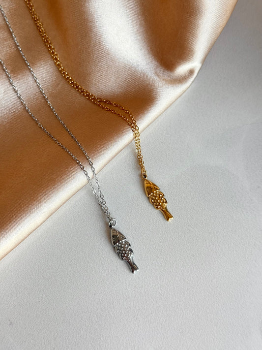 Çelik Minik Balık Kolye