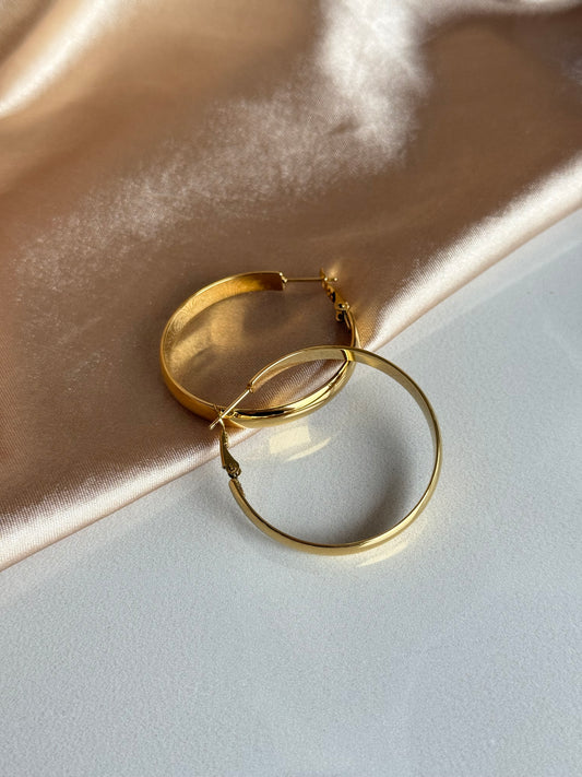 Çelik Klasik Halka Küpe