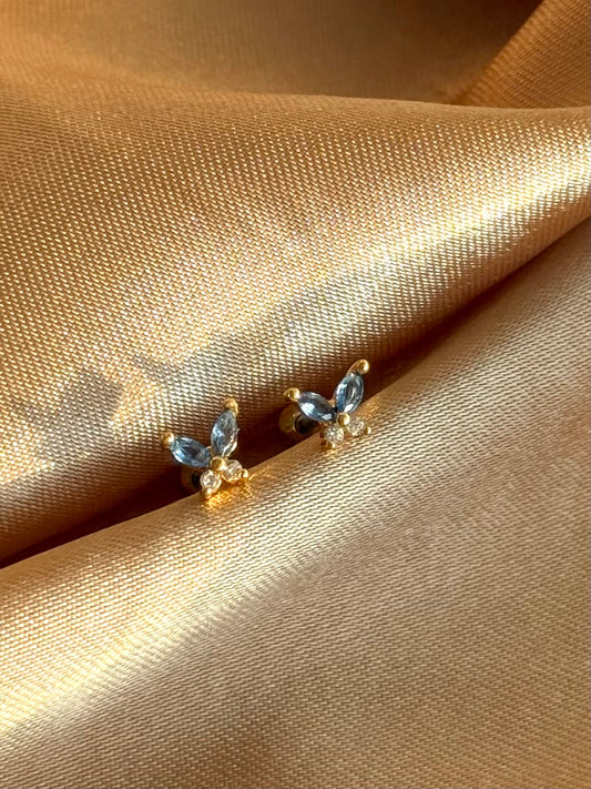 Çelik Kelebek Küpe/Piercing