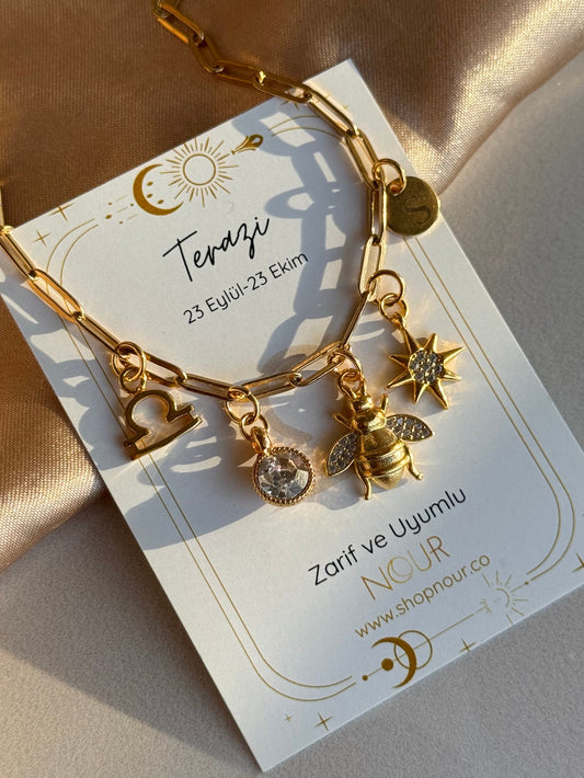 Burç Özel Charm Kolye