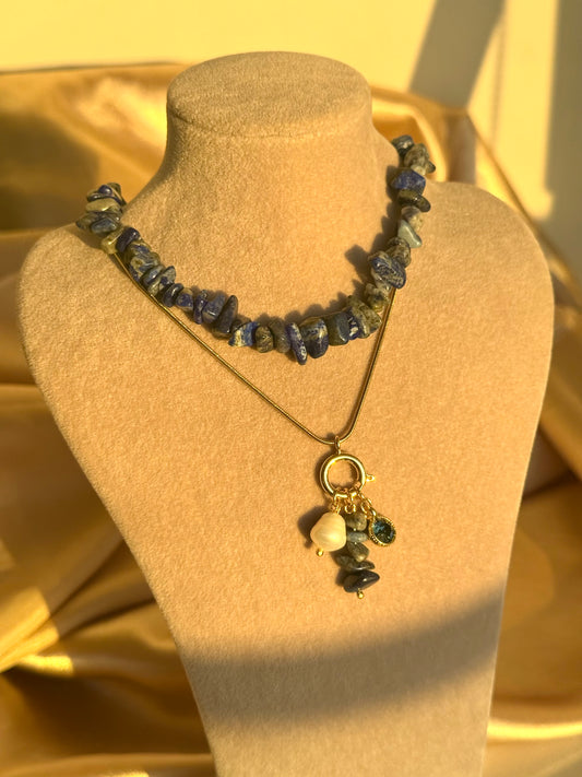 Lapis Lazuli Charm Kolye