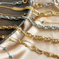 Steel Evil Eye Bead Bracelet