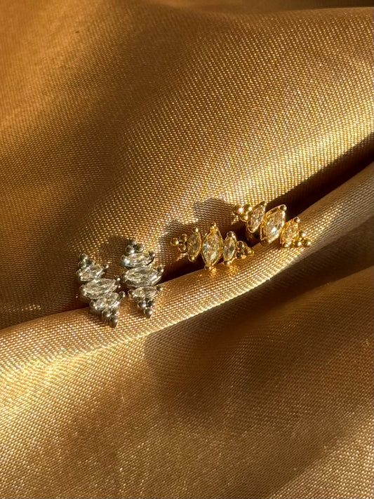 Çelik Taç Küpe/Piercing