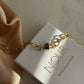Steel Navy Blue Lock Bracelet