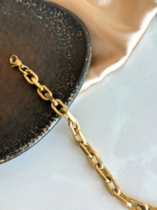 Çelik Halka Zincir Bileklik