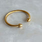 Steel Twist Cuff Bracelet