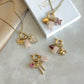Pembe Kuvars Charm Kolyeler