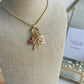 Pembe Kuvars Charm Kolyeler