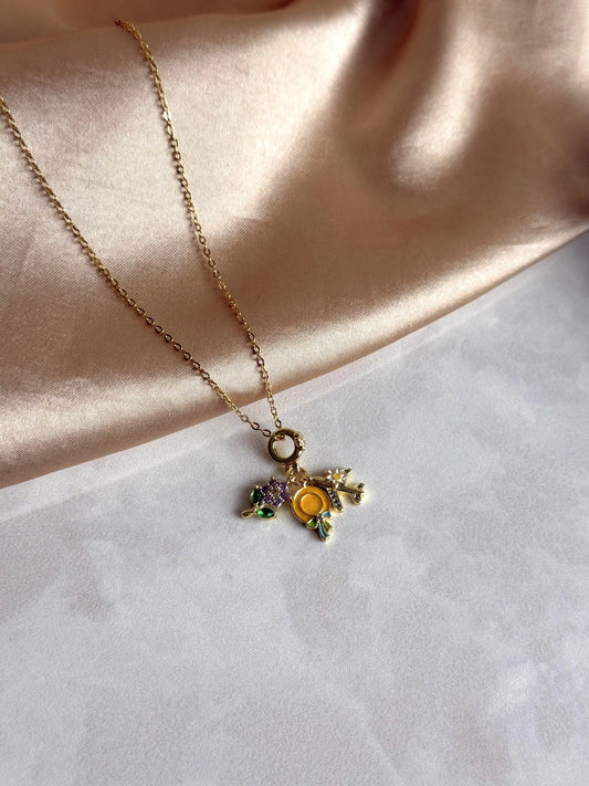 Renkli Halka Charm Kolye