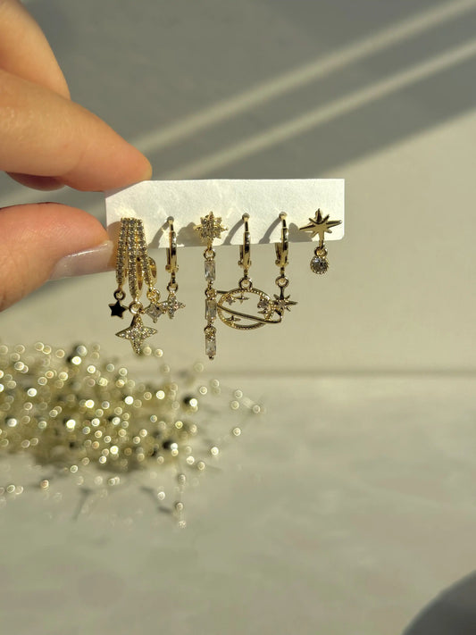 Set Küpe 1 14 Ayar Serisi