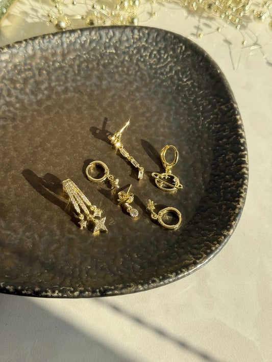 Set Küpe 1 14 Ayar Serisi