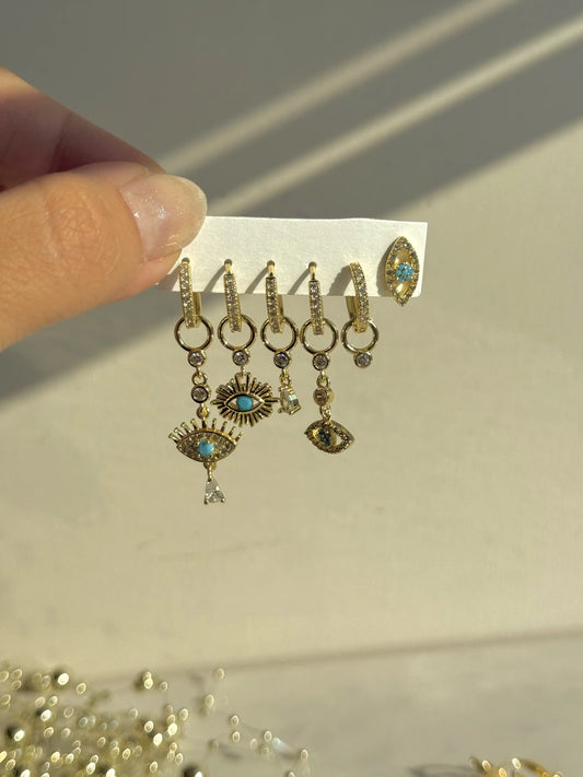 Set Küpe 7 14 Ayar Serisi