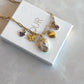 Lila Charm Madalyon Kolye