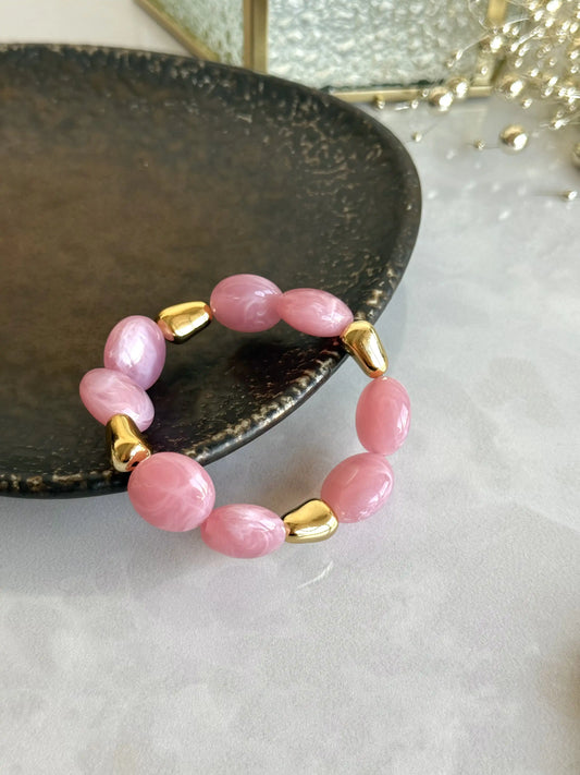 Pembe Boncuk Bileklik