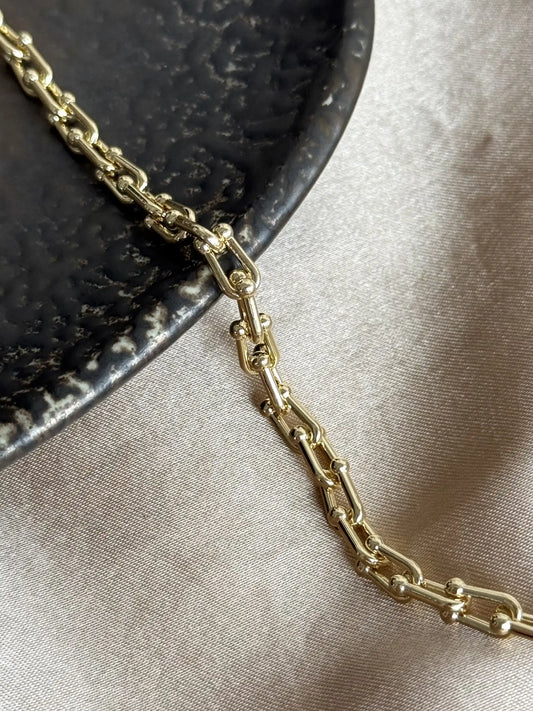 Kilit Trend Zincir Bileklik 14 Ayar Özel Seri