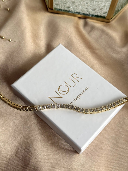 Küp Su Yolu Bileklik 14 Ayar Özel Seri