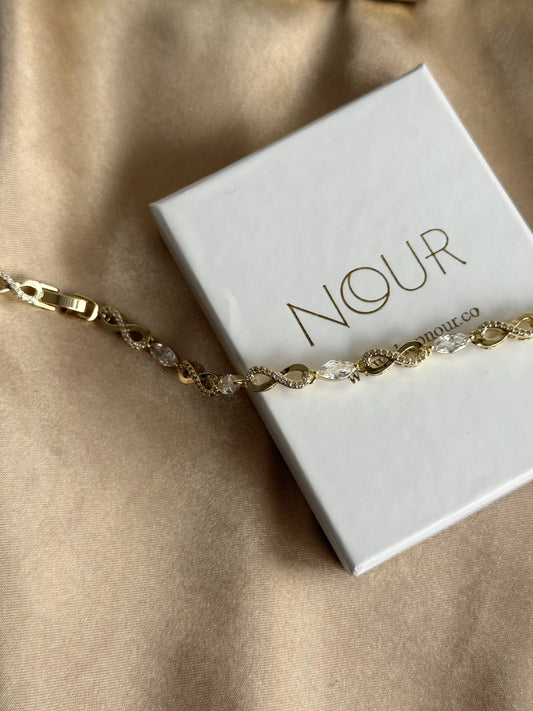 Sonsuzluk Bileklik 14 Ayar Özel Seri