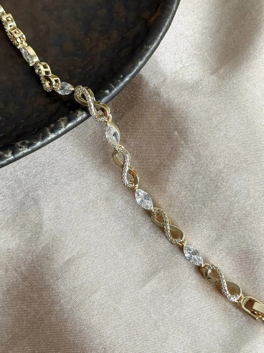 Sonsuzluk Bileklik 14 Ayar Özel Seri