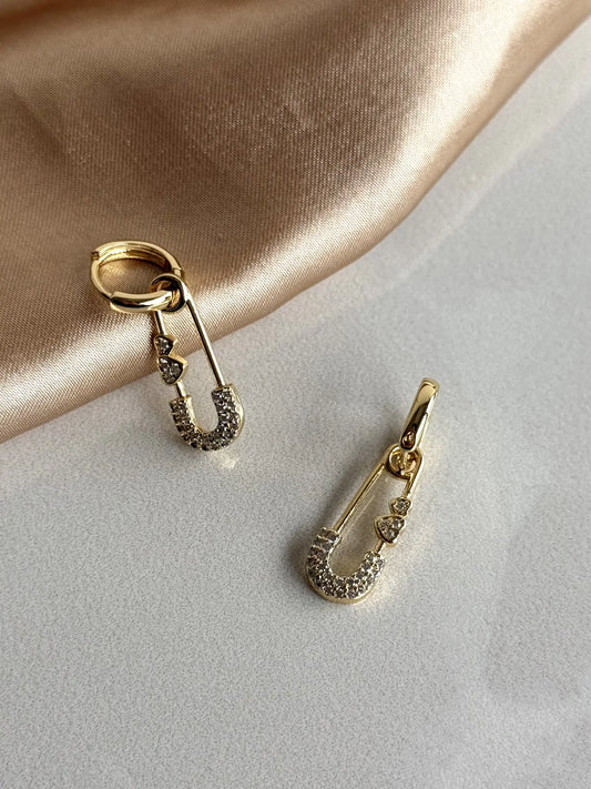 Çengelli İğne Küpe 14 Ayar Serisi