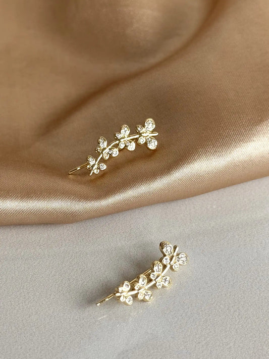 Kelebek Küpe 14 Ayar Serisi