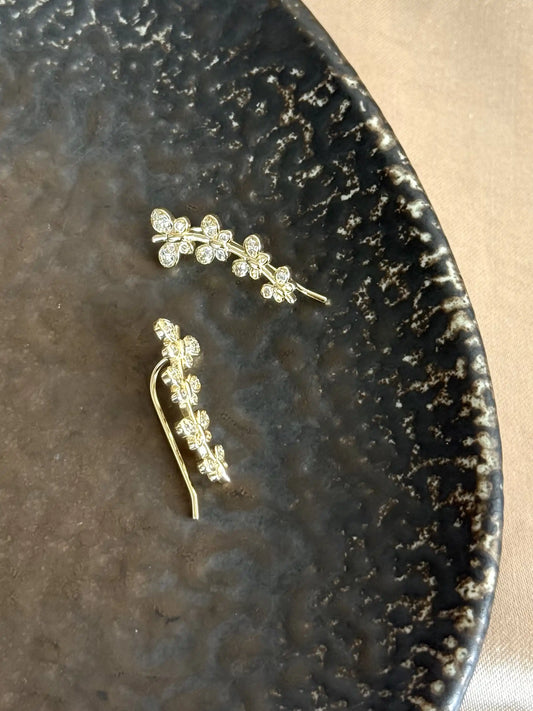 Kelebek Küpe 14 Ayar Serisi