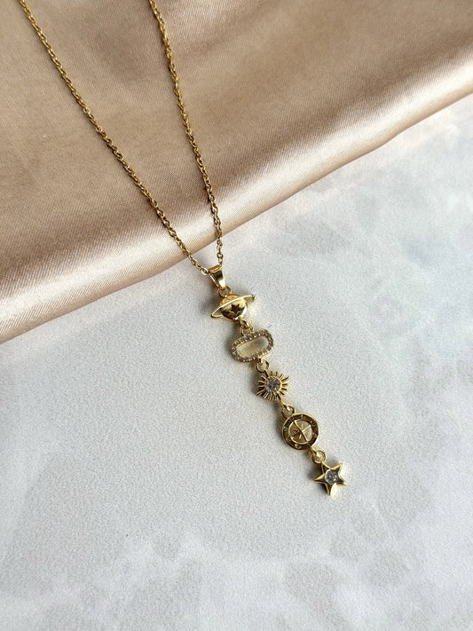 Gezegen Güneş Y Kolye