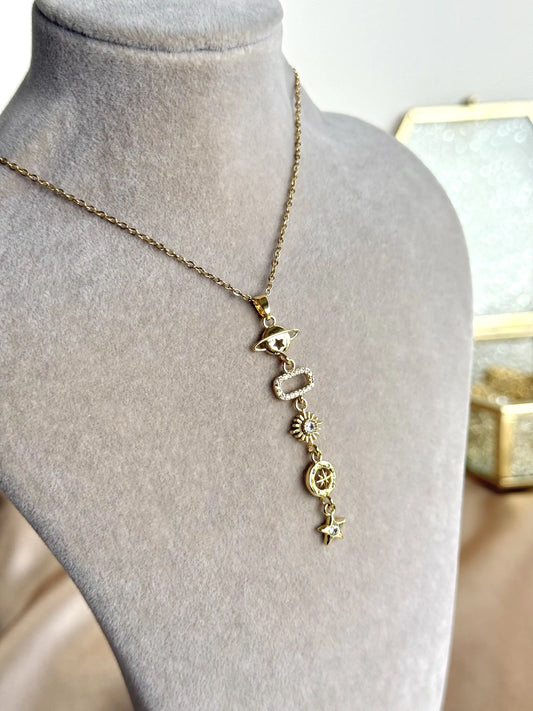Gezegen Güneş Y Kolye