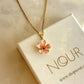 Pembe Lotus Kolye