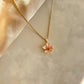 Pembe Lotus Kolye
