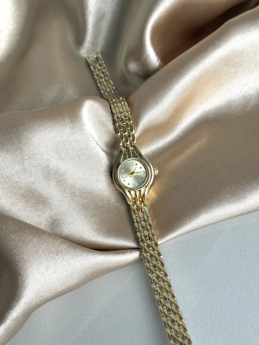 Minimal Yuvarlak Vintage Saat