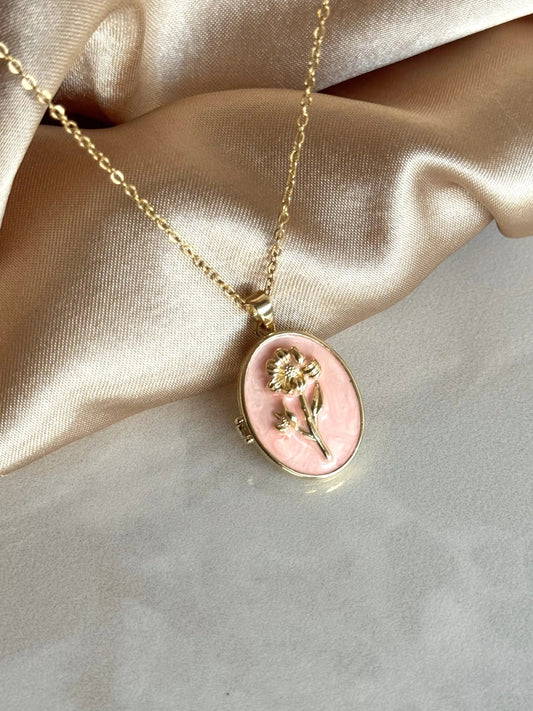 Pembe Nergis Madalyon