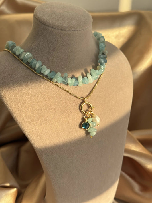 Doğal taşlı kolye modelleri