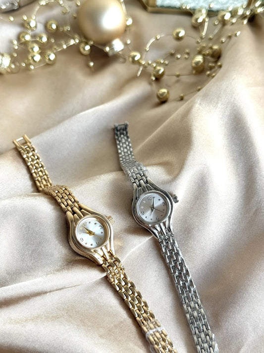 Minimal Yuvarlak Vintage Saat