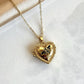Arı Kalp Madalyon Kolye