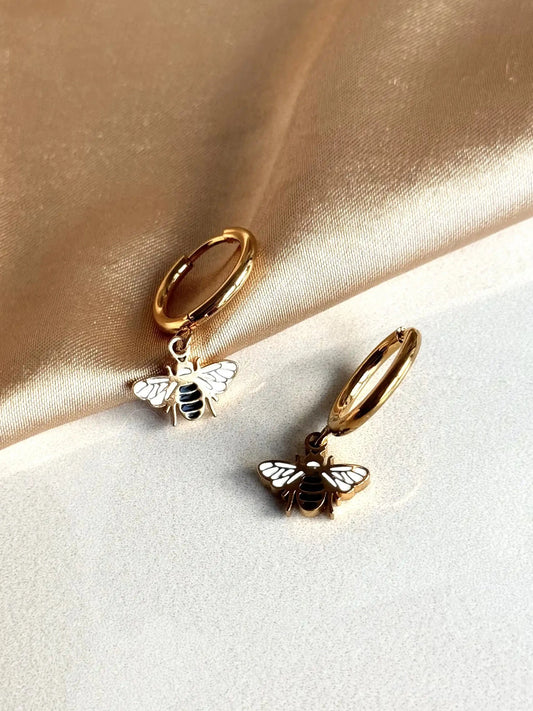 Çelik Arı Halka Küpe