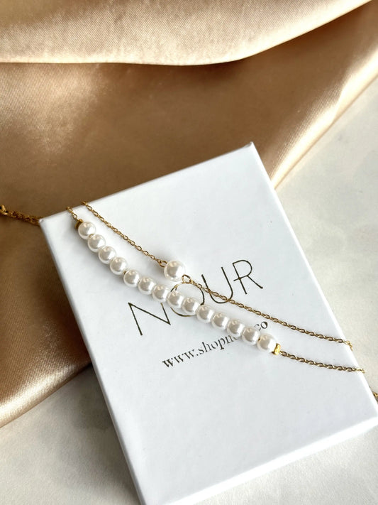 Çelik İnci İki Zincirli Bileklik