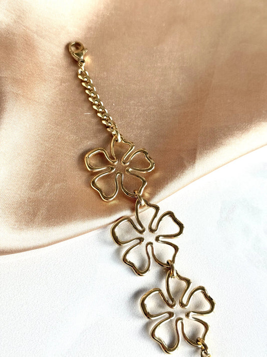 Çelik Çiçek İri Bileklik