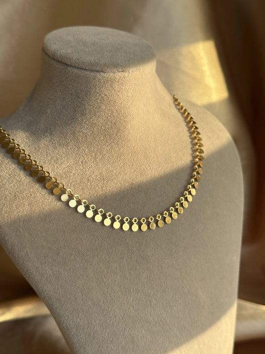 Çelik Pul Zincir Kolye