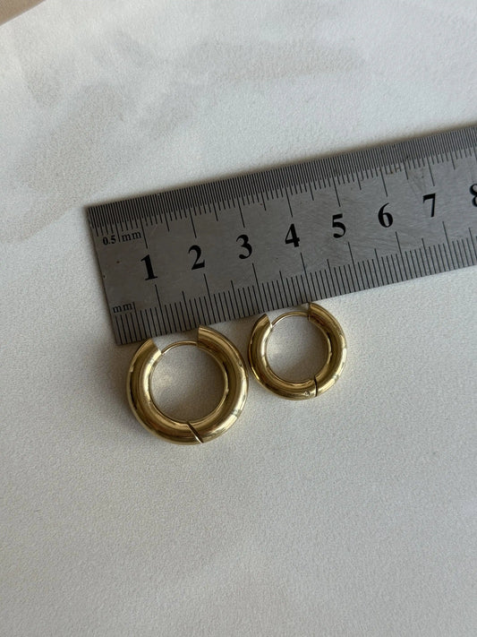 Çelik Yassı Halka Küpe