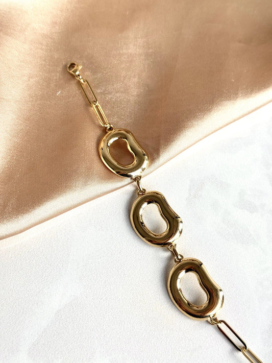 Çelik Oval İri Bileklik