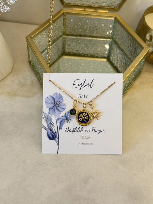 Doğum Ayı Charm Tasarım Kolye