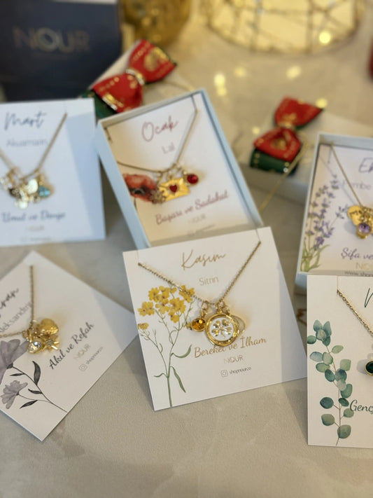 Doğum Ayı Charm Tasarım Kolye