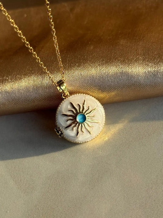 Mavi Güneş Madalyon