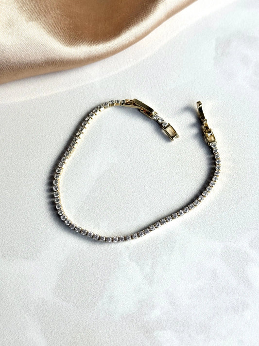 İnce Su Yolu Bileklik 14 Ayar Serisi