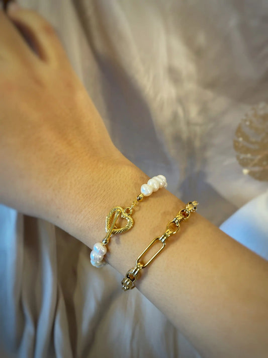 Kalpli İnci Bileklik
