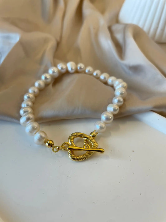 Kalpli İnci Bileklik
